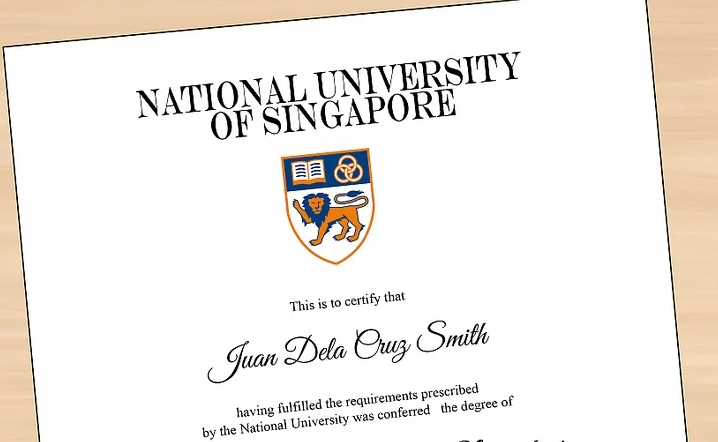 University certificate