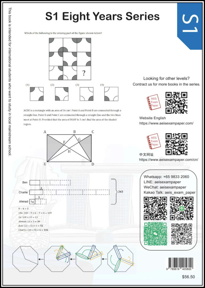 AEIS Exam Paper Math  Sec1 (8 Years Series) - Image 18